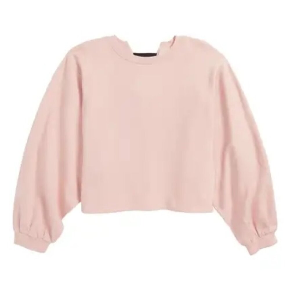 Lace-Up Sweatshirt